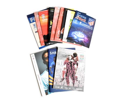 A quantity of Liverpool FC 2019-20 season football programmes comprising Premier League: Everton home, Sheffield United home 