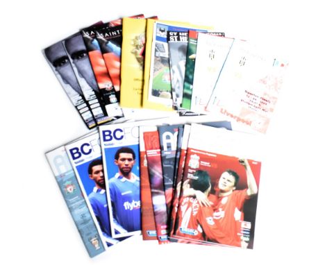 A quantity of Liverpool FC 2004-05 Season football programmes comprising Premier League: Everton home (x2) and away ('200th M