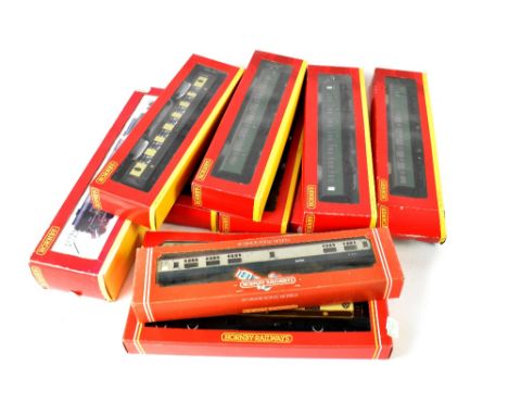 A group of eleven Hornby OO gauge model railway engines and railway stock to include 'R2170 BR 4-6-2 'Holland-Afrika Line' Me