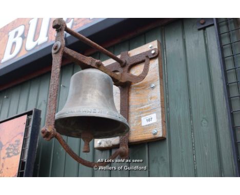 *J.WARNER &amp; SONS LONDON BELL ON BRACKET