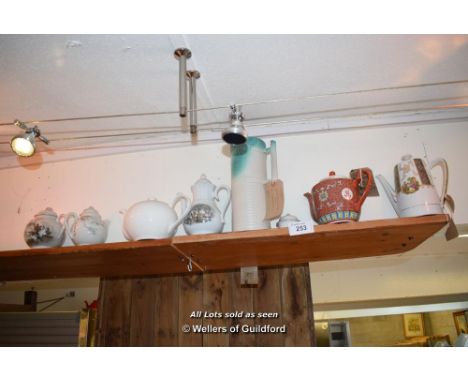 *SHELF OF MIXED PORCELAIN WARES