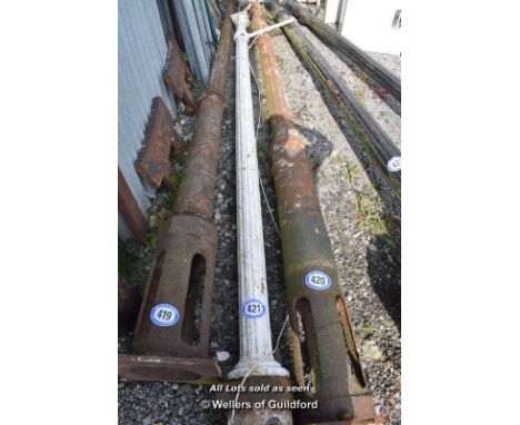 *CAST IRON LAMP POST