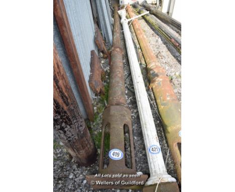 *CAST IRON LAMP POST