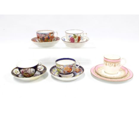 English porcelain cups and saucers to include Newhall and Aynsley etc  (11) 