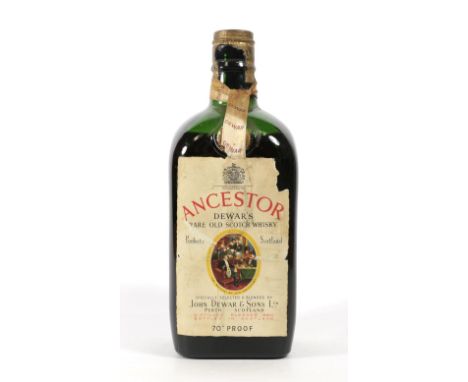 Dewar's Ancestor Rare Old Scotch Whisky, 1950s bottling, 70° proof (one bottle)