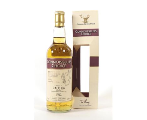 Caol Ila 1996 12 Years Old Single Malt Scotch Whisky, Gordon and Macphail's Connoisseurs Choice bottling, distilled 1996, bot