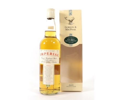 Imperial 1991 Single Highland Malt Scotch Whisky, by Gordon &amp; MacPhail, distilled 1991, bottled 2003, 40% vol 70cl, in or