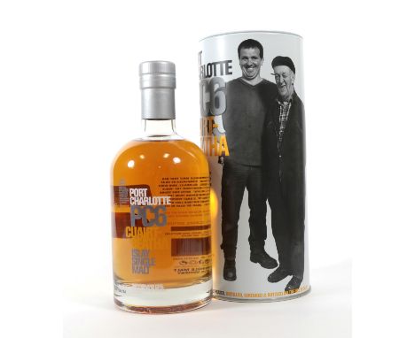 Bruichladdich PC6 ''Cuairt-Beatha'' Islay Single Malt Scotch Whisky, cask strength, 61.6% vol 700ml, in original tin tube (on