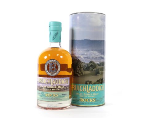 Bruichladdich Rocks Islay Single Malt Scotch Whisky, 46% vol 700ml, in original tin tube (one bottle)