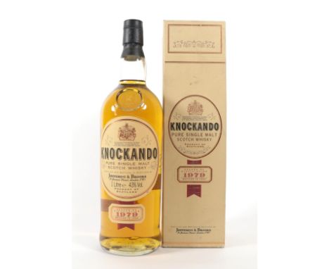 Knockando 1979 Pure Single Malt Scotch Whisky, bottled 1994, 15 years old, 43% 1 litre, in original cardboard sleeve (one bot