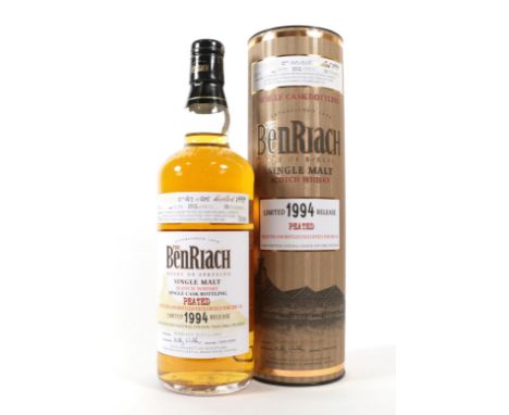 Benriach 1994 19 Years Old Single Malt Scotch Whisky, Limited Release, distilled 1994, bottled 2013, cask number 286, bottle 