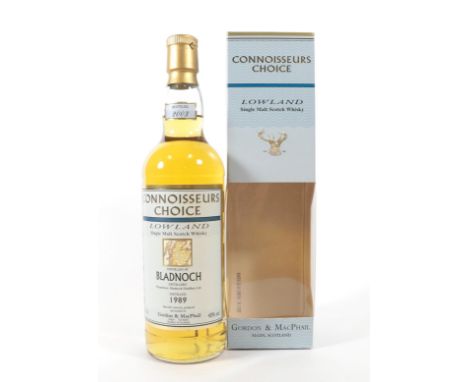 Bladnoch 1989 Lowland Single Malt Scotch Whisky, Gordon &amp; MacPhail's Connoisseurs Choice, distilled 1989, bottled 2003, 4