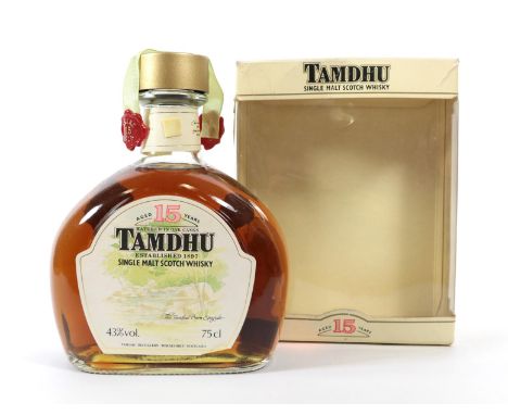 Tamdhu 15 Years Old Single Malt Scotch Whisky, 1980s bottling, 43% vol 75cl, in original cardboard sleeve (one bottle)