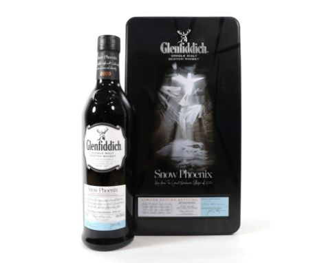 Glenfiddich Snow Phoenix Single Malt Scotch Whisky, limited edition 2010 bottling, 47.6% vol 70cl, in original tin box (one b