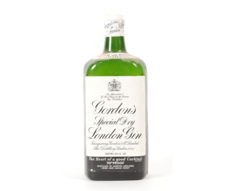 Gordon's Special Dry London Gin, 1950s bottling, 70° proof (one bottle)