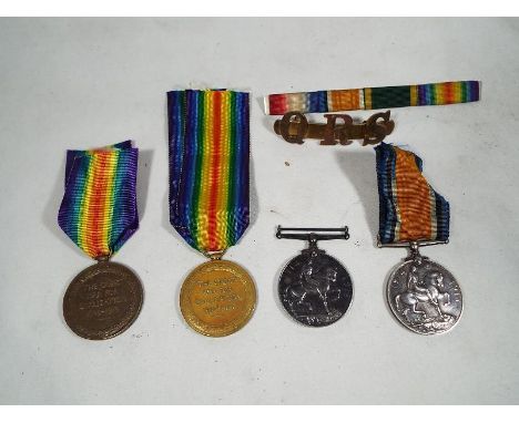 World War One (WWI) medals, various comprising Victory Medal and ribbon inscribed 4311 Sepoy Chowdhri 1BN CPS GUIDES, Victory