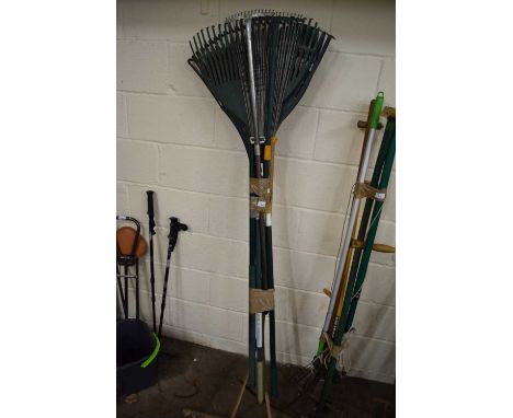 LARGE QUANTITY OF GARDEN RAKES