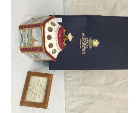 A Royal Worcester Chamberlain crocus pot (with Certificate)