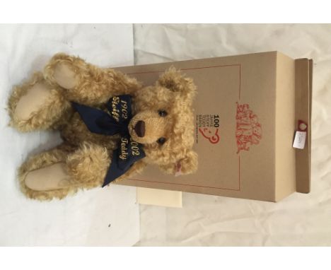 A Steiff Centenary large blonde bear (boxed with Certificate)