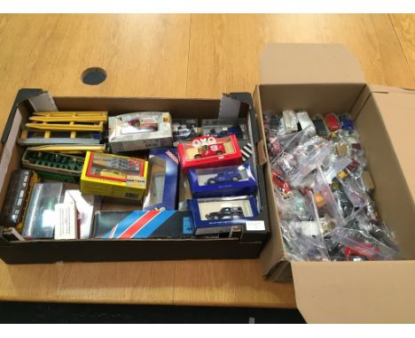 A quantity of boxed and unboxed diecast to include Corgi - Del Boy 3 Wheeler, F1 cars by Pauls model art etc