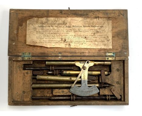 A Boiler deflection meter patent 336, marked H Bailey &amp; Co Limited, Manchester 