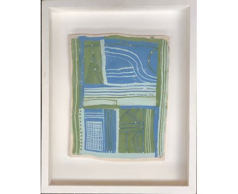 Lesley Nicole Benneworth, Ceramic Print 6, approx 34 x 26cm mounted in floating frame 