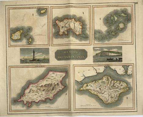 Remote British Islands, drawn and engraved by N. R. Hewitt, Grafton Street East, Tottenham Court Road, depicting Channel isla