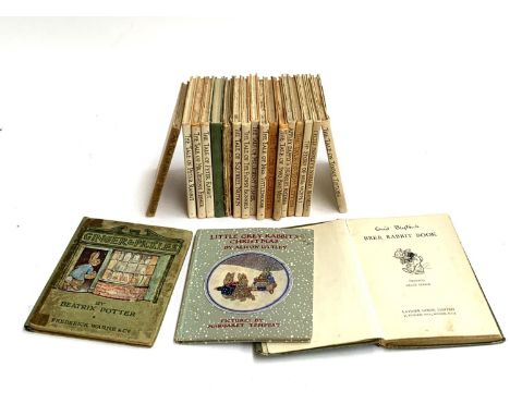 A quantity of Beatrix Potter books, to include Ginger and Pickles, 1909 Warne &amp; Co, Little Grey Rabbit's Christmas by Ali