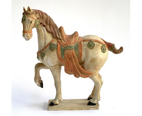 A ceramic Tang style horse, 37.5cmH 
