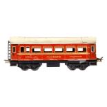 Bub Mitropa Speisewagen, Spur 0, CL, mit Gussrädern, Kleinteile tw NV, LS, L 30, Z 3