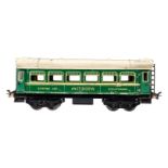 Bub Mitropa Schlafwagen, Spur 0, CL, mit Gussrädern, Kleinteile tw NV, LS, L 30, Z 3