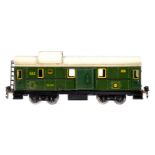 Bub Gepäckwagen, Spur 0, CL, tw ergänzt, Alterungsspuren, L 30, Z 3