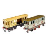 CR E-Lok 700, Spur 0, elektr., CL, dazu Gepäckwagen, je NV, Z 3