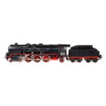 Märklin 2-C-1 Dampflok HR 66/12920, Spur 0, elektr., schwarz, mit Tender, gW und 2 el. bel.
