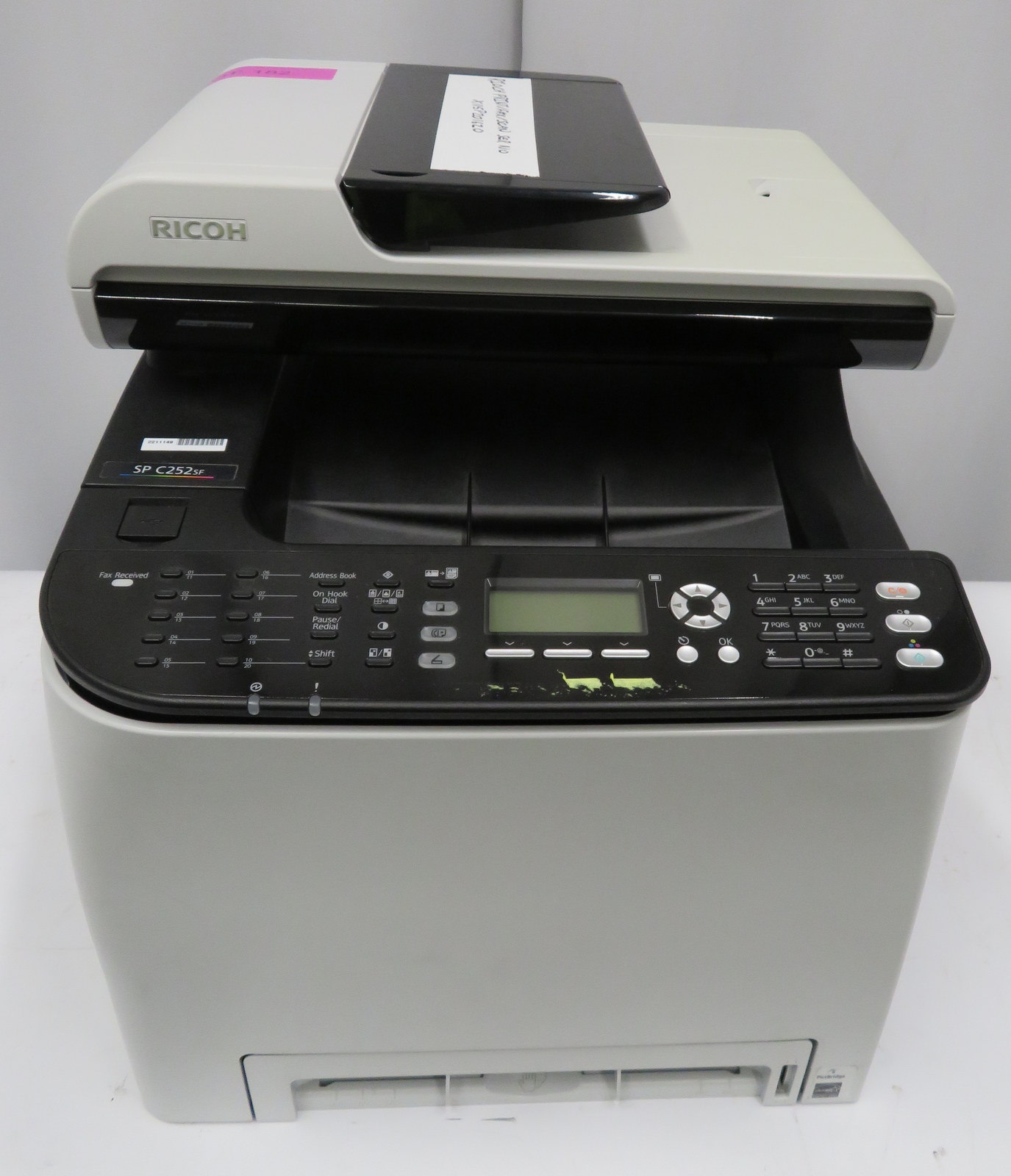 Ricoh SPC25SF printer / fax & scanner. Serial numberX115P201620. Please note that this is sold