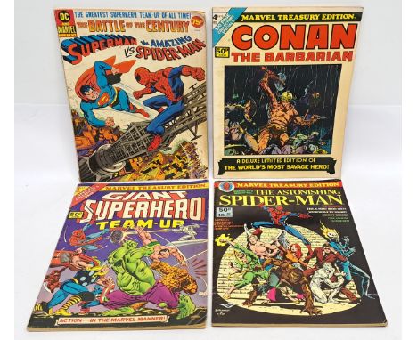 Marvel &amp; DC Comics Treasury Editions &amp; similar. &nbsp;Consisting of Superman vs The Amazing Spider-man The Battle of 