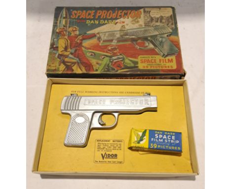 Merit (UK) Dan Dare "Space Projector with Dan Dare film" - plastic pistol shaped projector. Although unchecked if in working 