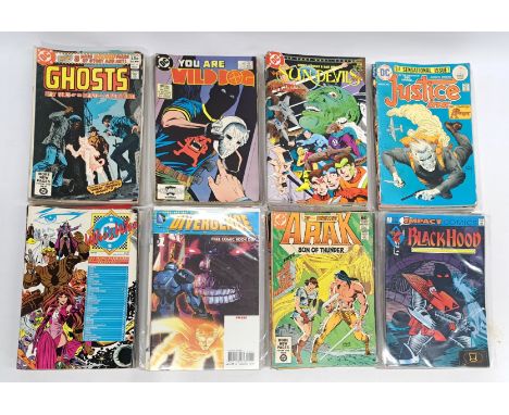Quantity of DC Superhero &amp; related Comics.&nbsp; Bronze to Modern Age, a bagged &amp; unbagged group.&nbsp; Although unch