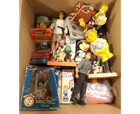 Britains, Wesco &amp; Similar, a boxed and unboxed Group of mixed Toys &amp; Collectibles. Includes Action Man with others. A