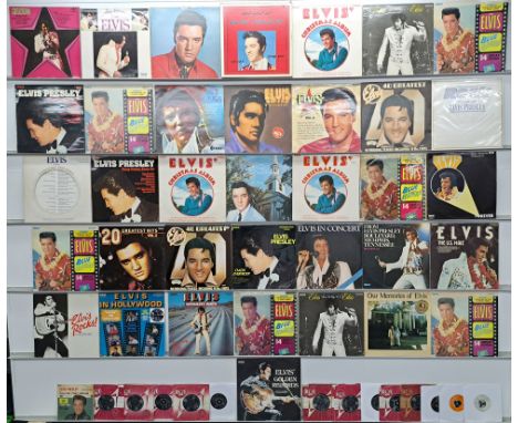 A collection of Elvis Presley LPs and 7" singles (Note lot includes duplication). Vinyl conditions from Poor to Good Plus wit