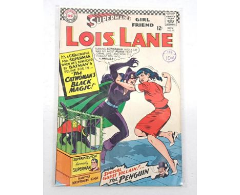 DC Comics&nbsp;Superman&rsquo;s Girl Friend, Lois Lane #70 (1966) First Appearance of the Silver Age Catwoman. &nbsp;Silver A