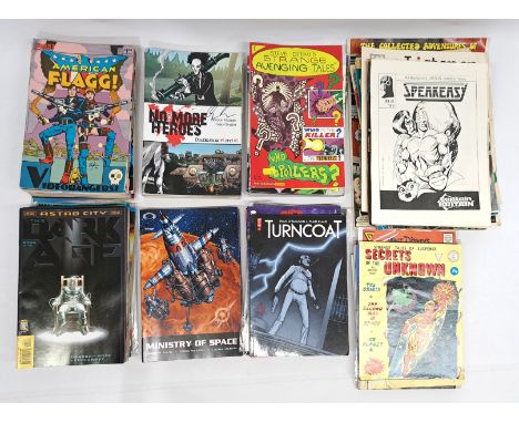 Quantity of Independent Comics, First, Image, UK Reprints &amp; similar. &nbsp;Includes American Flagg, Astro City, Astoundin