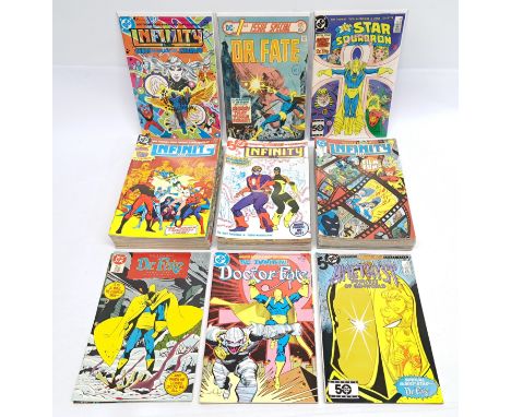 Quantity of DC Infinity Inc. &amp; Doctor Fate Comics. &nbsp;Includes infinity Inc. #14 First Todd McFarlane DC Work, DC 1st 