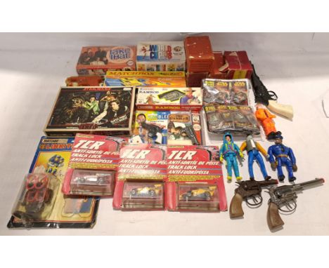 Lone Star, Matchbox &amp; Similar, a boxed and unboxed Group of Toys &amp; Collectibles. Includes Ramrod Cap gun with others.