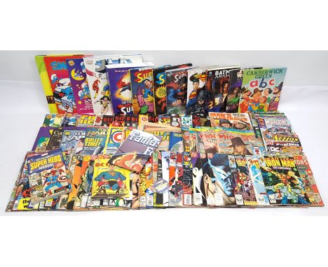 Quantity of Marvel, DC &amp; similar US &amp; UK Comics, Annuals&nbsp;&amp; TV &amp; Film Magazines. &nbsp;Includes Superman,