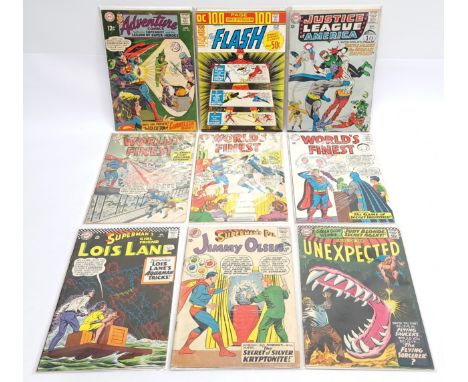 Quantity of DC Superhero &amp; related Silver Age Comics. &nbsp;Includes Adventure Comics, DC 100-Page Super-Spectacular feat