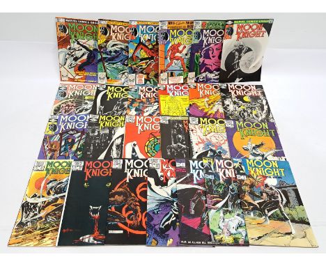 Marvel Moon Knight Comics. &nbsp;Includes #25 First Appearance of Black Spectre, #29 &amp; #30 versus Werewolf by Night &amp;