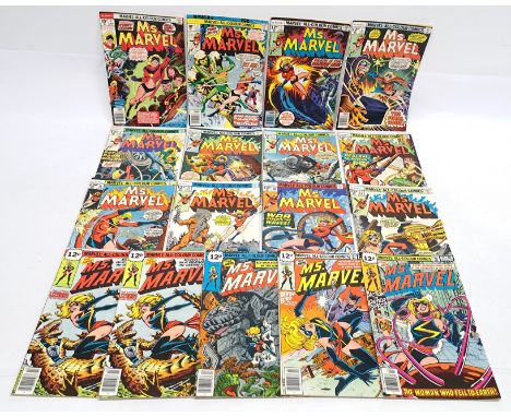 Marvel, Ms. Marvel (Carol Danvers) Vol. 1 Comics. &nbsp;Includes #1 First Appearance of Carol Danvers as Ms. Marvel, #16 &amp