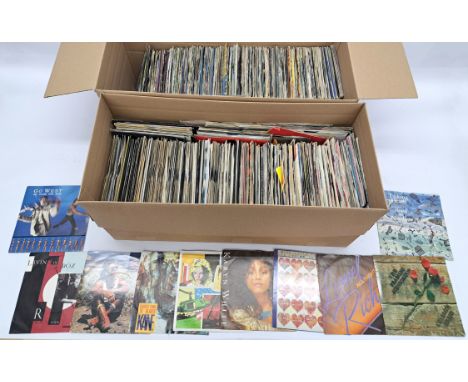 A large collection of majority 80's Rock/Pop 7" singles to include artists; Sting, Kim Wilde, Elton John, Billy John, Culture