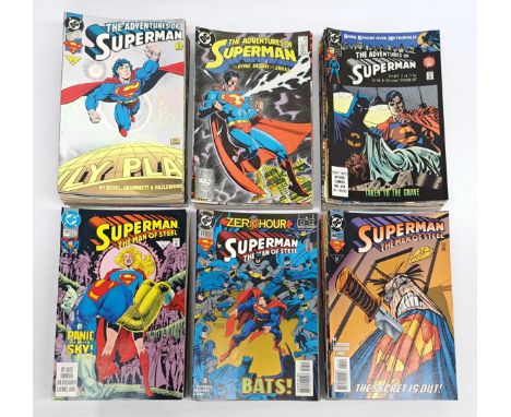 Quantity of DC The Adventures of Superman &amp; Superman The Man of Steel Comics. &nbsp;Copper&nbsp;to Modern&nbsp;Age, an un